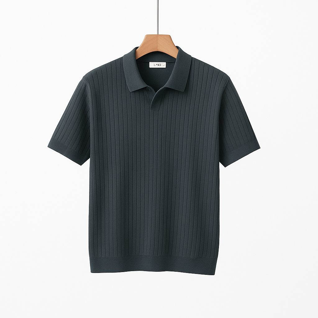 Lucas Strick Poloshirt Herren Kurzarm