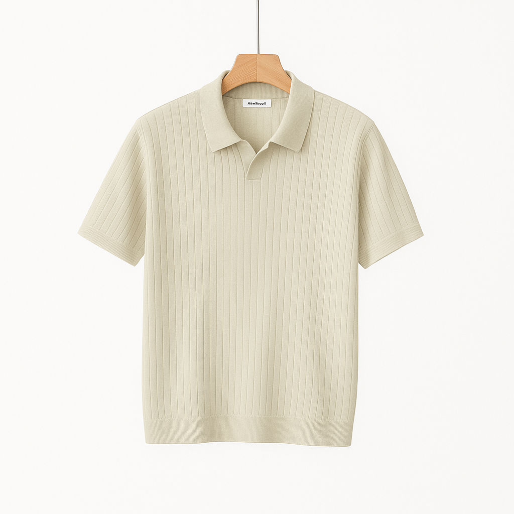 Lucas Strick Poloshirt Herren Kurzarm