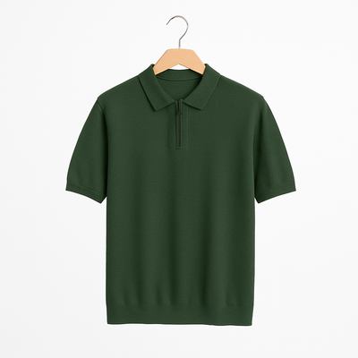 Michael Strick Poloshirt mit Reißverschluss