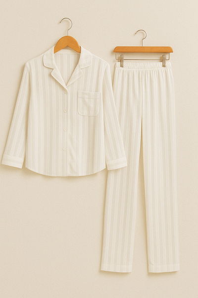 Christabel Gestreiftes Pyjama-Set