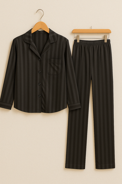 Christabel Gestreiftes Pyjama-Set