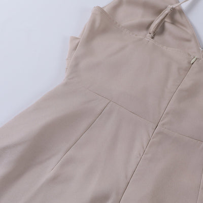 Midnight Cotton | Elegantes Midikleid Mit Hohem Schlitz