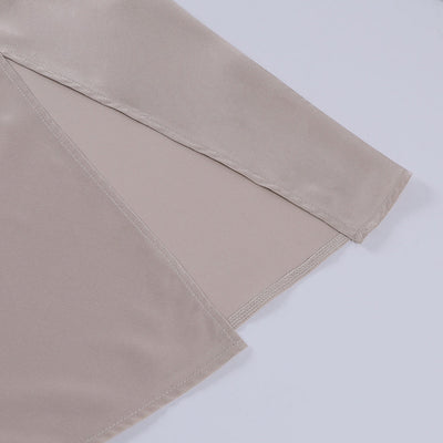 Midnight Cotton | Elegantes Midikleid Mit Hohem Schlitz
