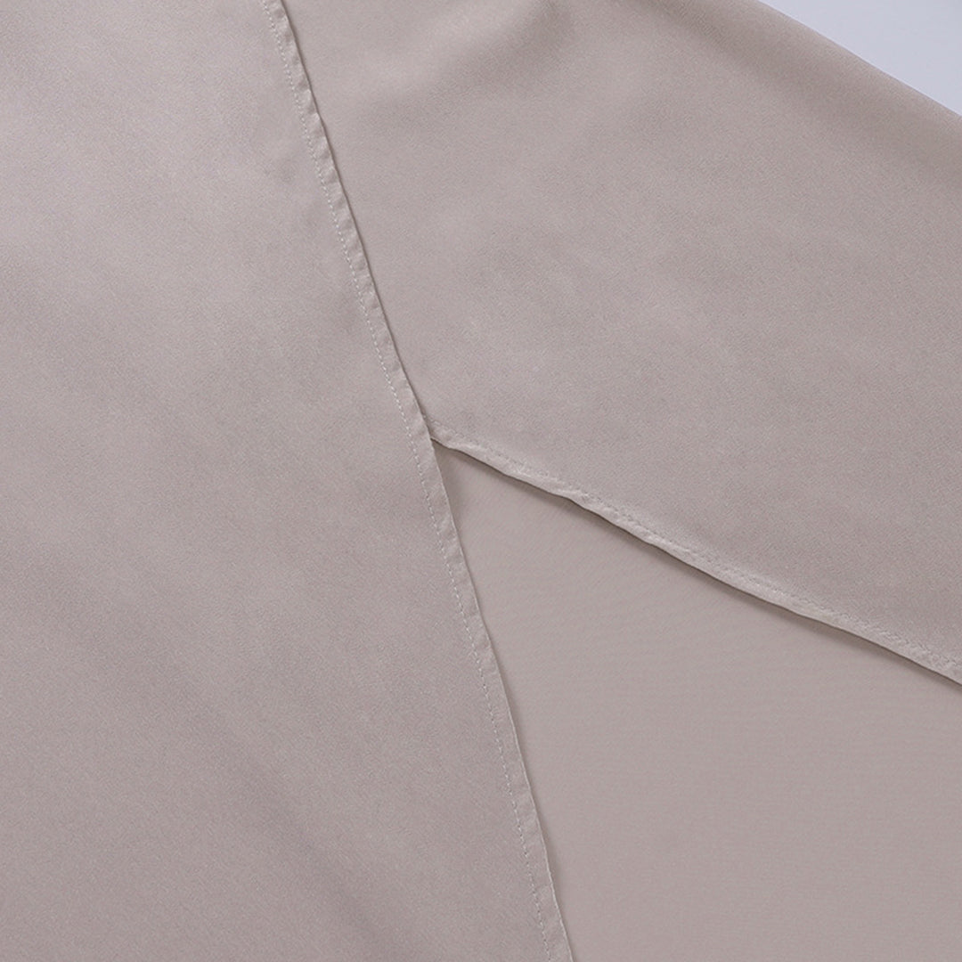 Midnight Cotton | Elegantes Midikleid Mit Hohem Schlitz