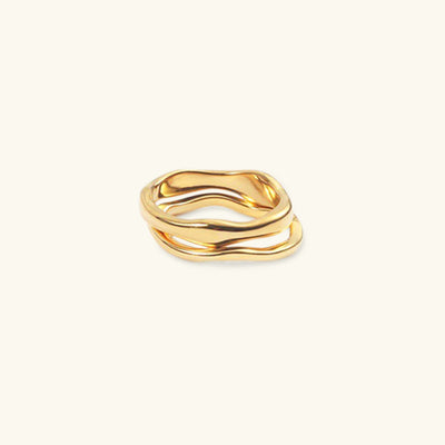 Dianne Gold Stapler Ring
