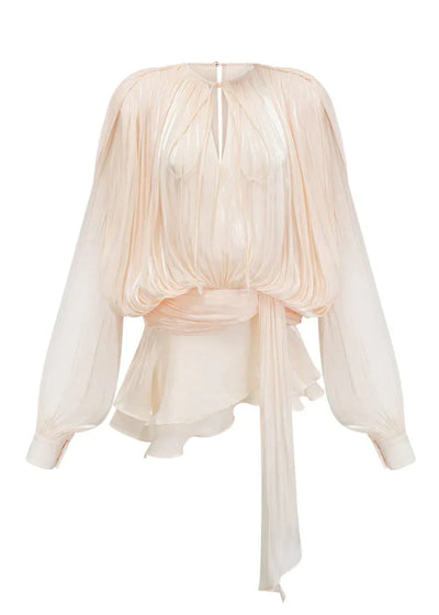 Rosella - Plissiertes Minikleid mit Rüschen