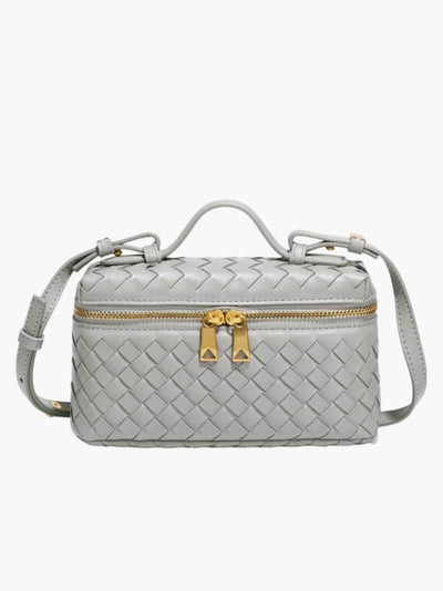 Elegante geflochtene Mini-Tasche in Boxform