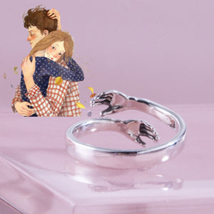 Silber Umarmung Ring