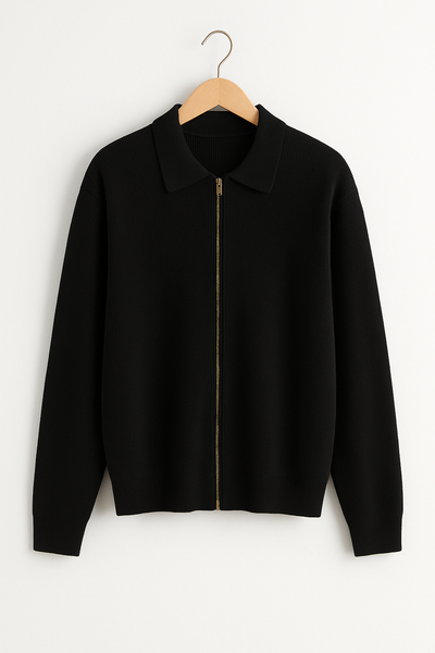 Eli Strickjacke mit Reißverschluss