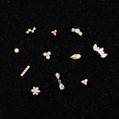 Kronenpiercing | Gold