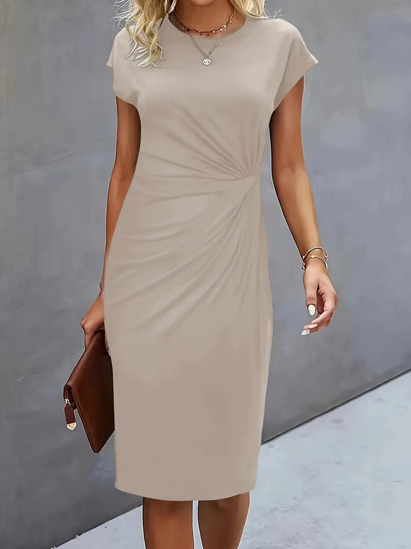 Reilly - Midi-Kleid mit Knoten vorne für Frauen