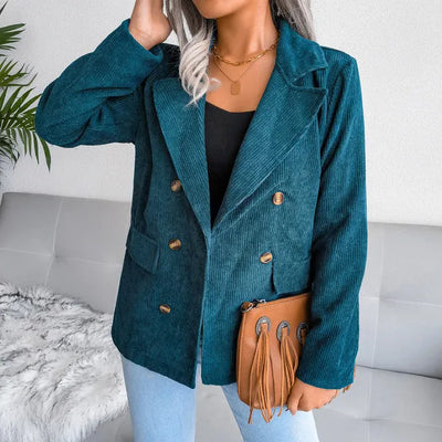 Eleganter damen-winterblazer: stilvolle wärme für kalte tage
