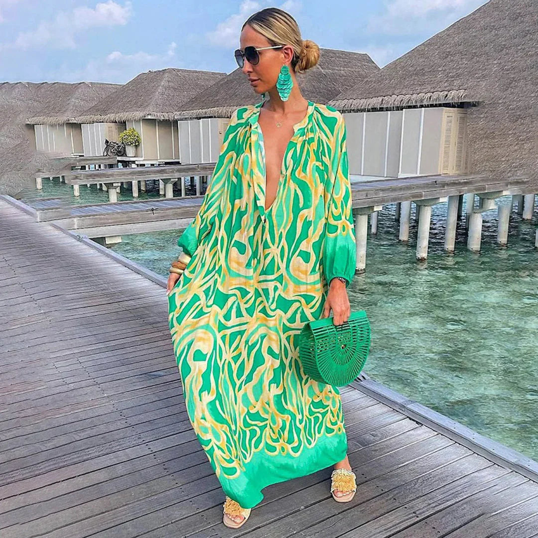 Gwency – Langes Kaftankleid