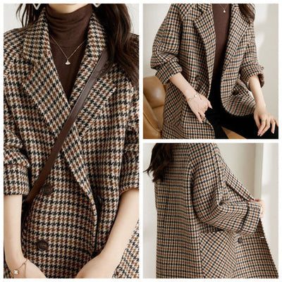 Alexa - Chic Tweed-Blazer