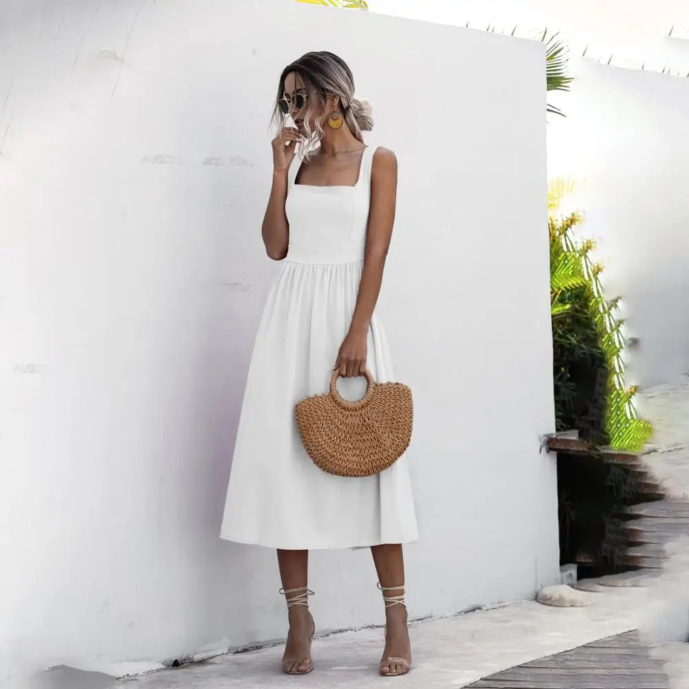 Lilivienne – Elegantes Baumwoll-Leinen-Kleid