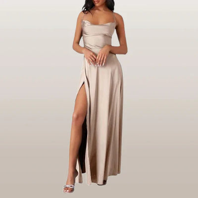 Odessa – Elegantes Satinkleid