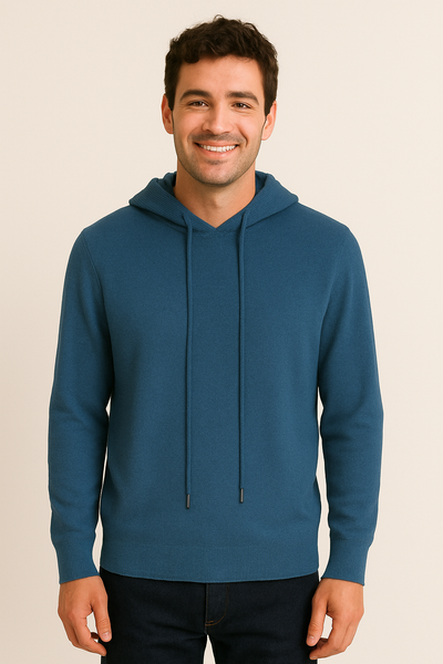 Henry Strickpullover Herren mit Kapuze