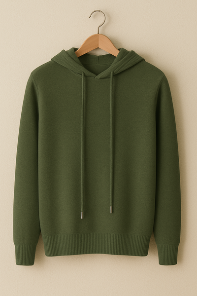 Henry Strickpullover Herren mit Kapuze