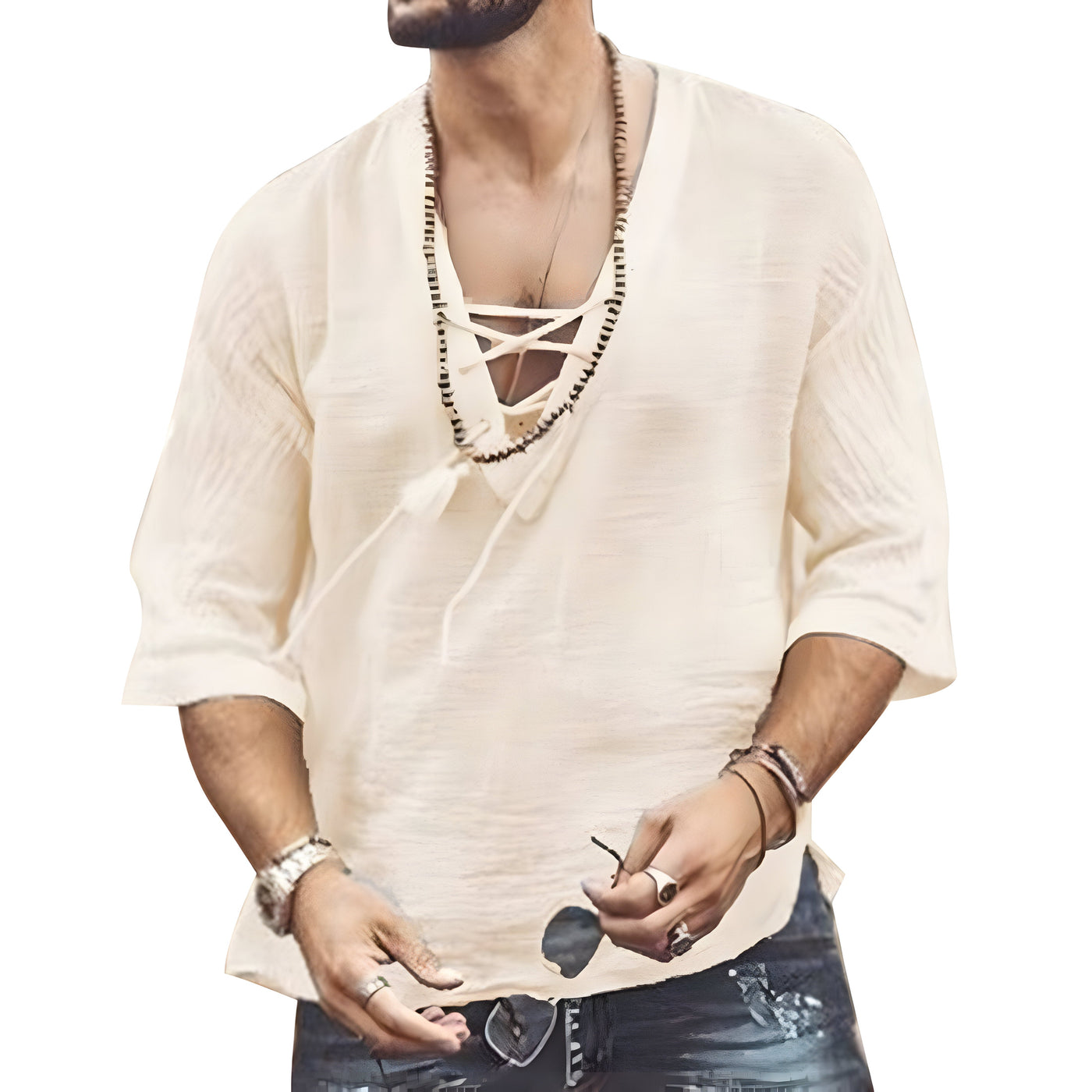 Malen | Stylische & Luftige Sommerbluse für Herren