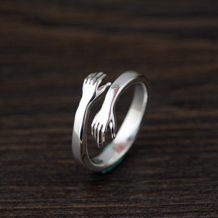 Silber Umarmung Ring
