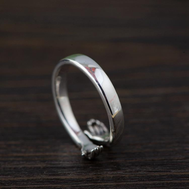 Silber Umarmung Ring