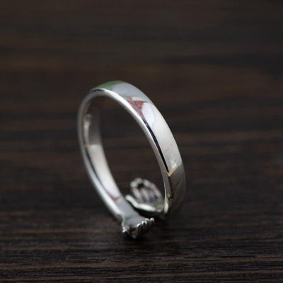 Silber Umarmung Ring