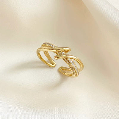 Personalisierter geometrischer verstellbarer Ring