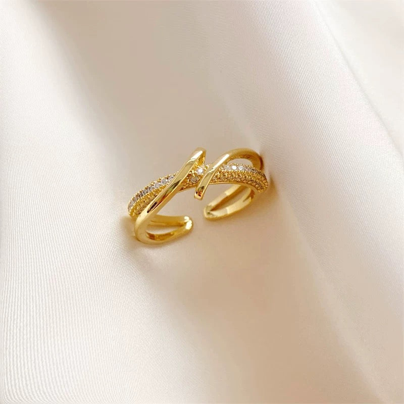 Personalisierter geometrischer verstellbarer Ring