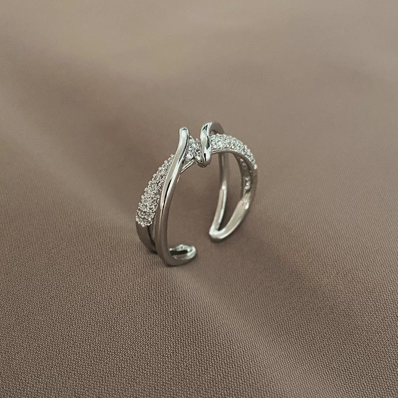 Personalisierter geometrischer verstellbarer Ring