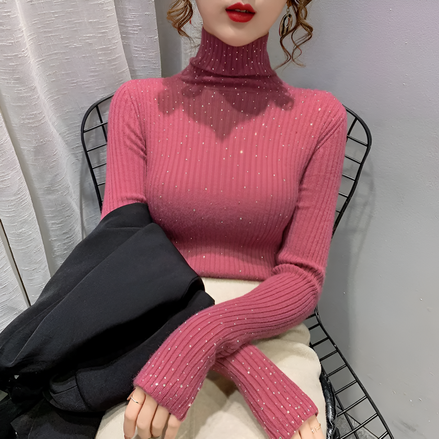 Eulalia | Polo-Shirt mit Diamantverzierung