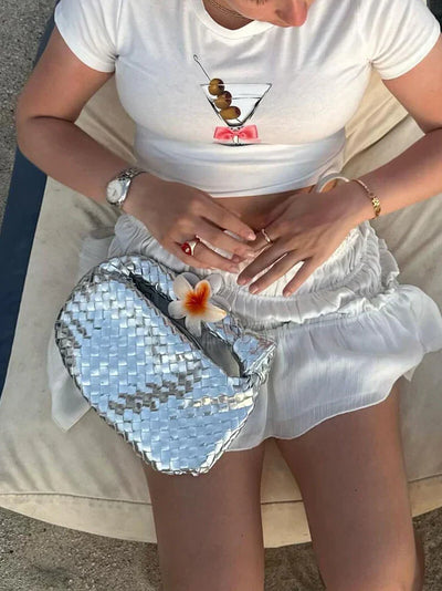 Geflochtene Mini-Tasche