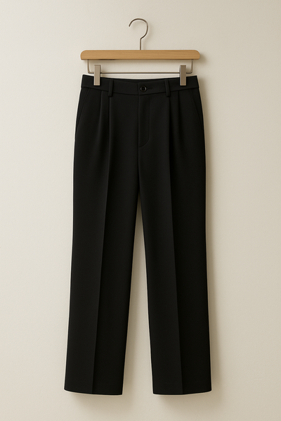 Jason Weite Stoffhose mit Falten