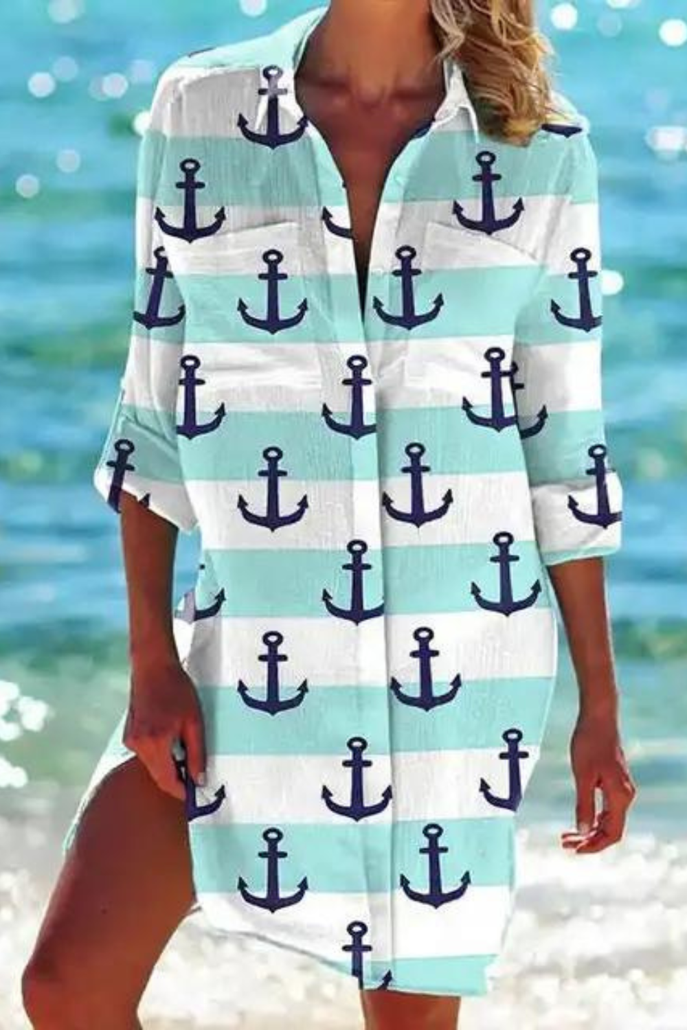 Johanna | Leichte lässige Sommer Strandbluse