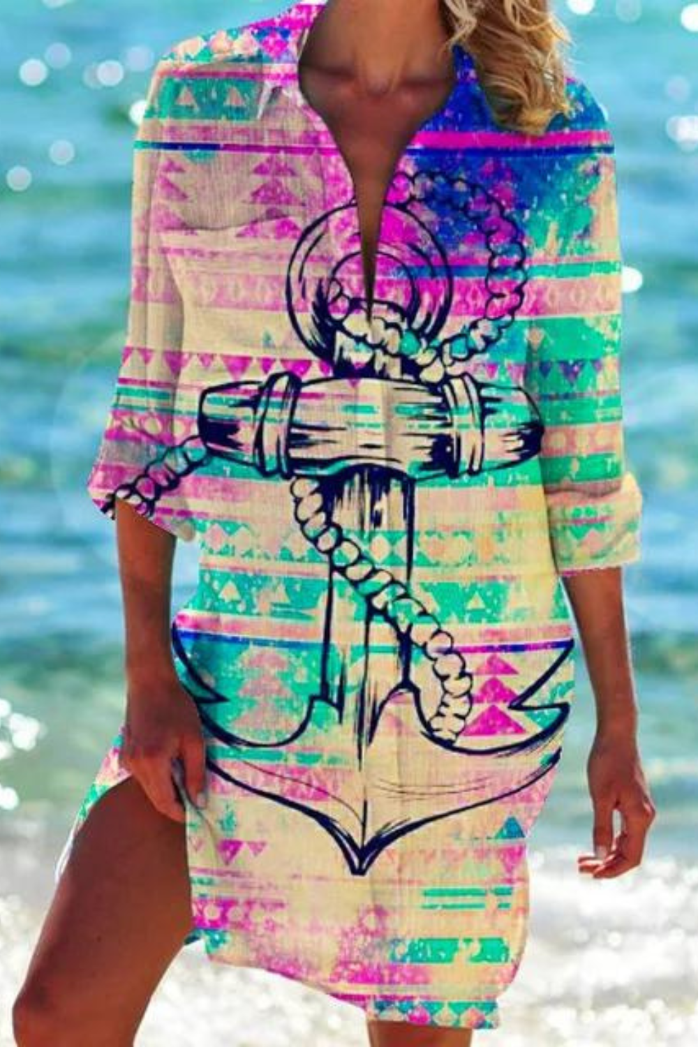Johanna | Leichte lässige Sommer Strandbluse