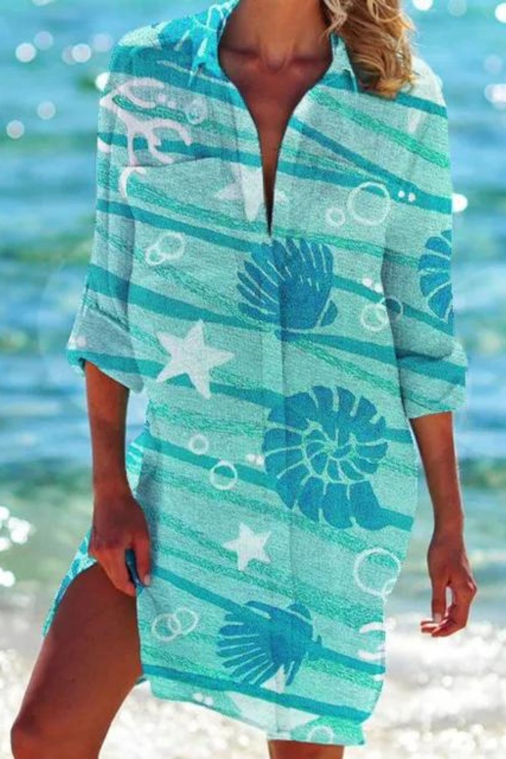 Johanna | Leichte lässige Sommer Strandbluse