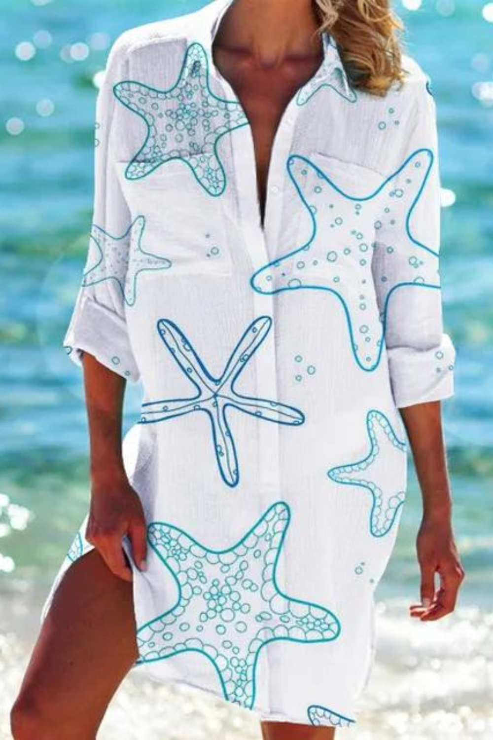 Johanna | Leichte lässige Sommer Strandbluse