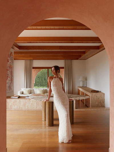 Alicia - Neckholder-Maxikleid