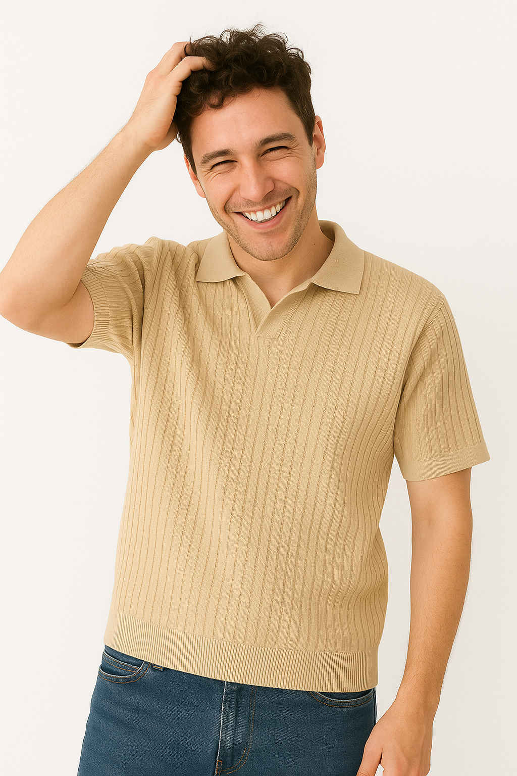 Jozef Strick-Poloshirt mit Kurzarm