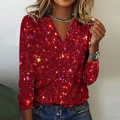 Julia | Stylischer Pullover mit V Ausschnitt