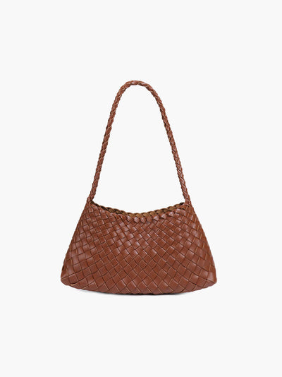 Tasche aus geflochtenem Lederstoff