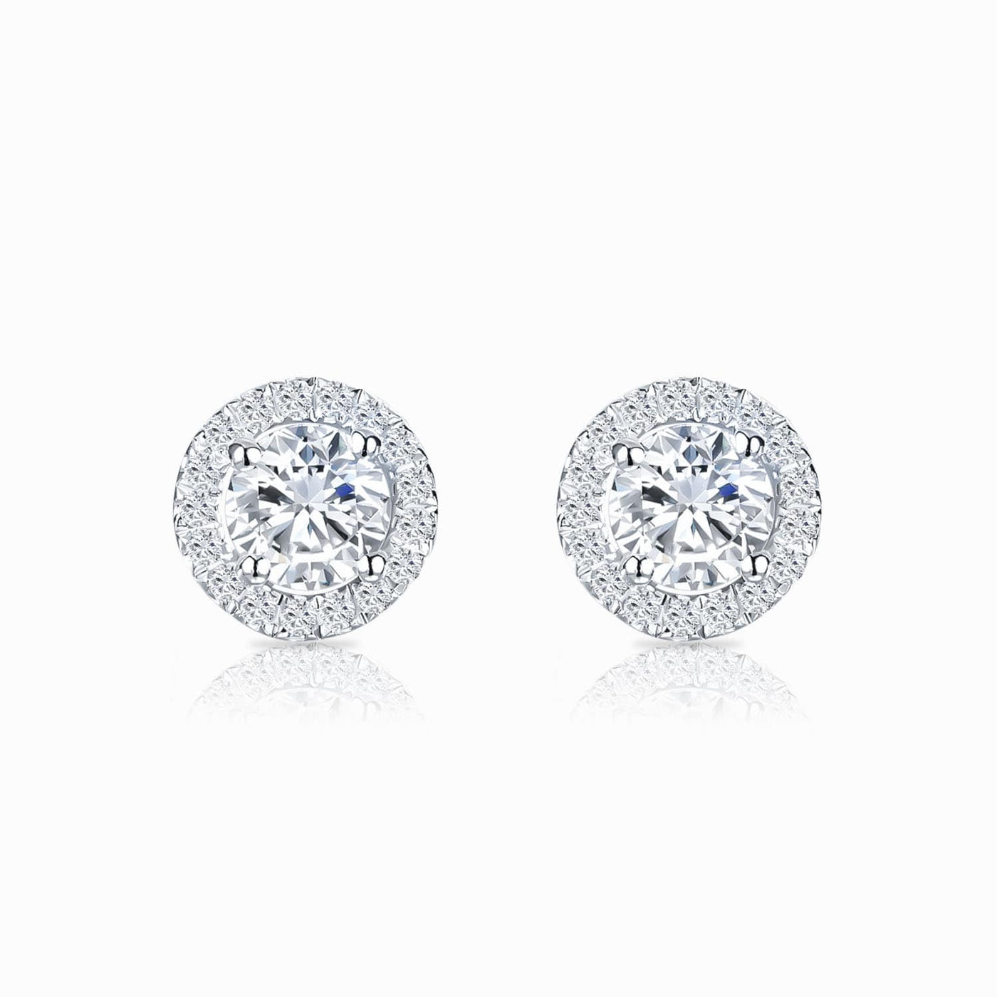 Belle-Dame-Ohrringe | Weißgold