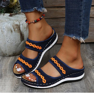 Avegayle – Strapazierfähige Doppelriemen-Sandalen