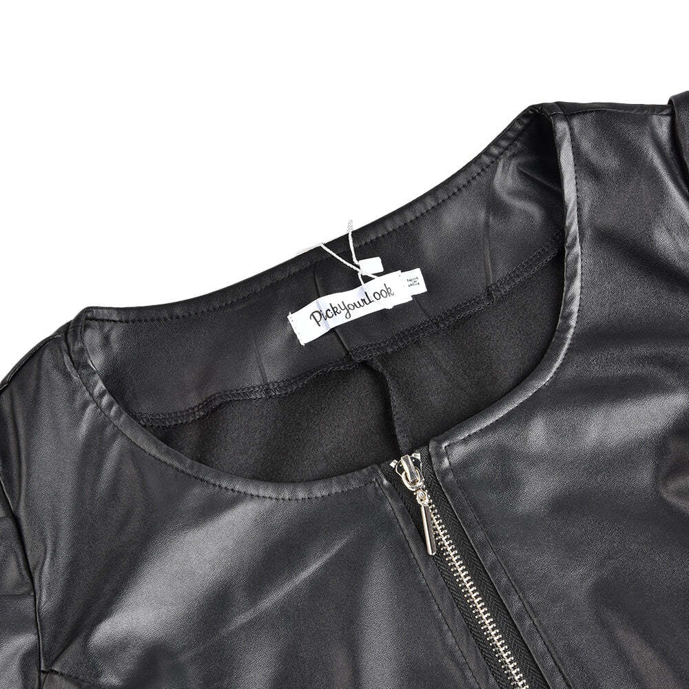 Lily lederjacke mit puffärmeln - Ideal für den sommer