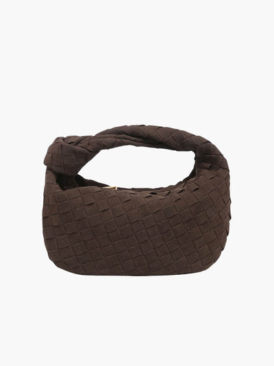 Geflochtene Mini-Bag aus weichem Material mit edler Struktur