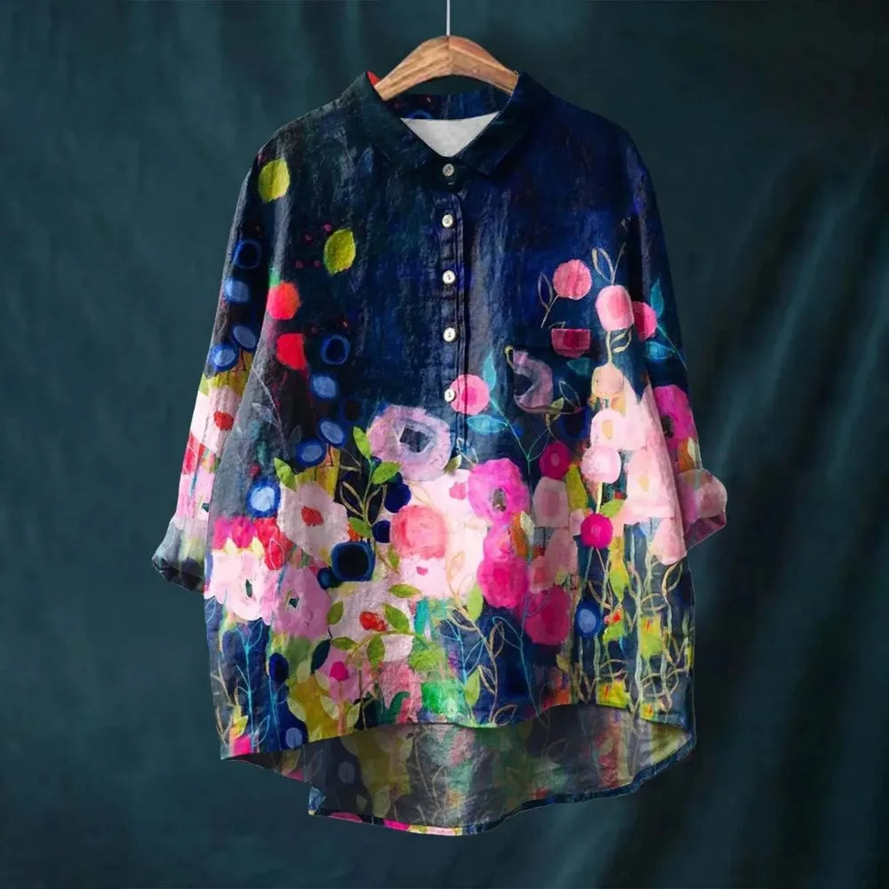 Michelle | Vintage Puff Langarmbluse