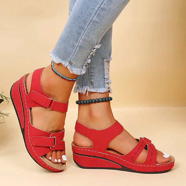 Loes Orthopädische Sandalen Mit Offener Spitze – Unvergleichlicher Komfort & Elegantes Design