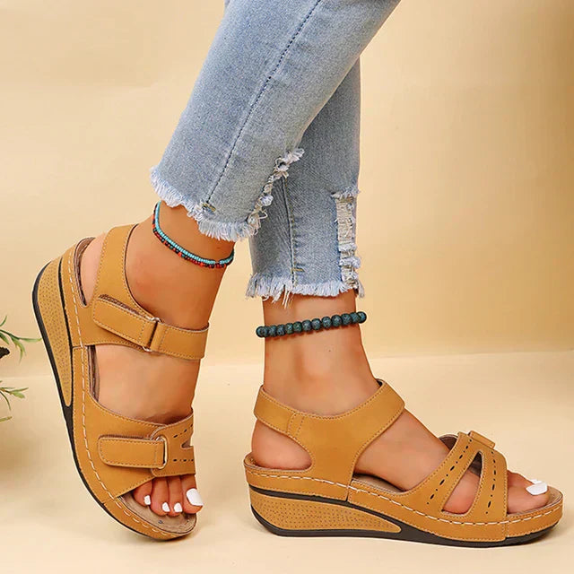 Loes Orthopädische Sandalen Mit Offener Spitze – Unvergleichlicher Komfort & Elegantes Design