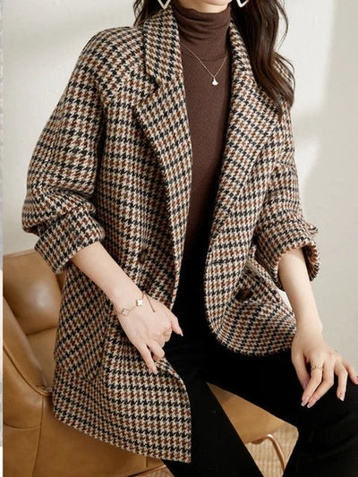 Alexa - Chic Tweed-Blazer