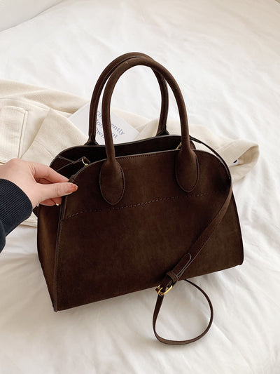 Wildleder-Handtasche