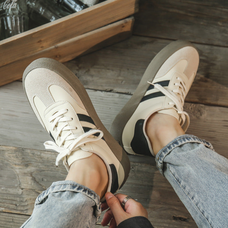 Serina Retro Gestreifte Sneakers